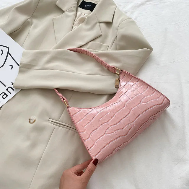 Bolso efecto cocodrilo