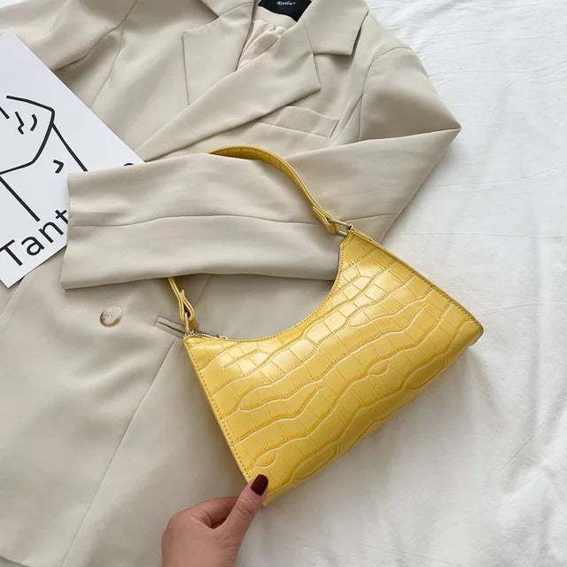 Bolso efecto cocodrilo