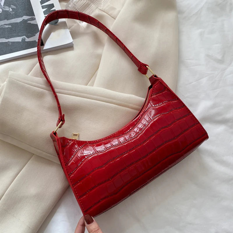 Bolso efecto cocodrilo
