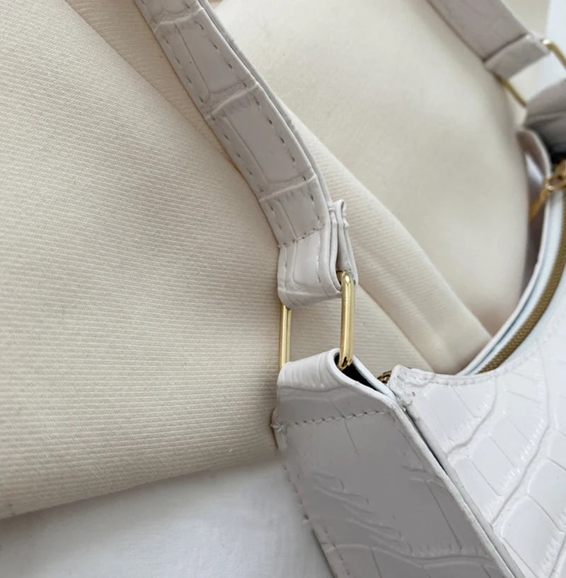 Bolso efecto cocodrilo