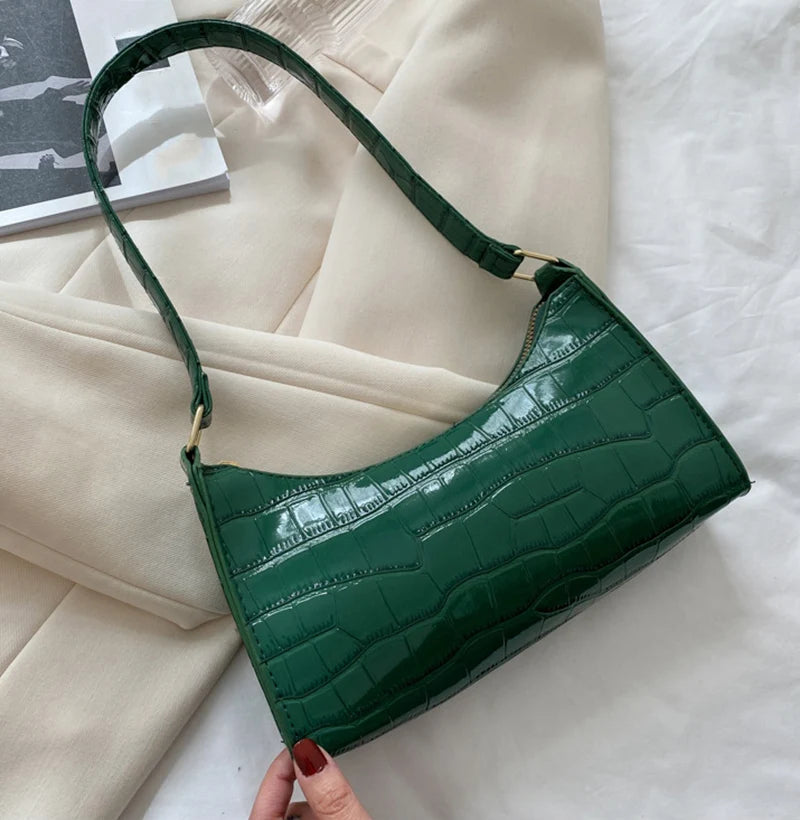 Bolso efecto cocodrilo