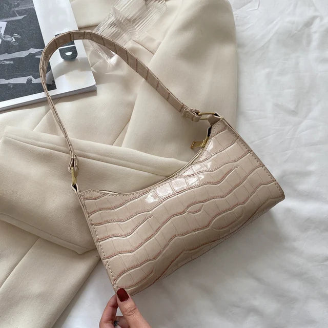 Bolso efecto cocodrilo