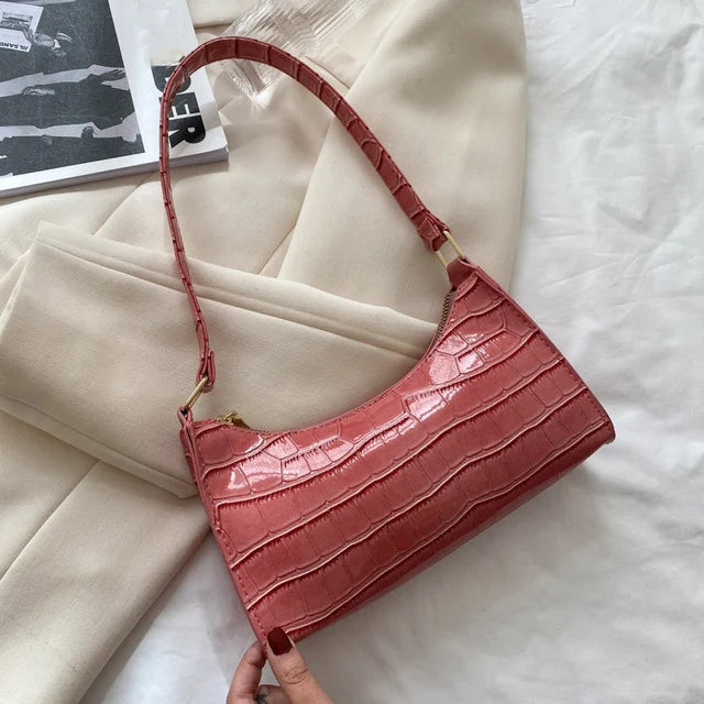 Bolso efecto cocodrilo
