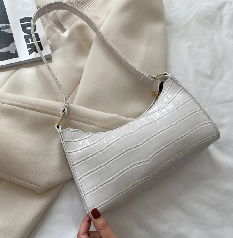 Bolso efecto cocodrilo