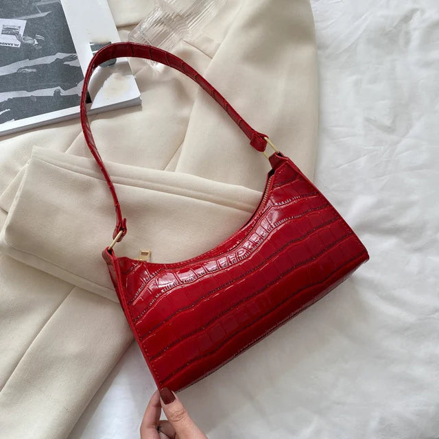 Bolso efecto cocodrilo