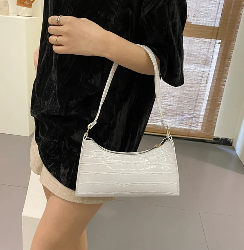 Bolso efecto cocodrilo
