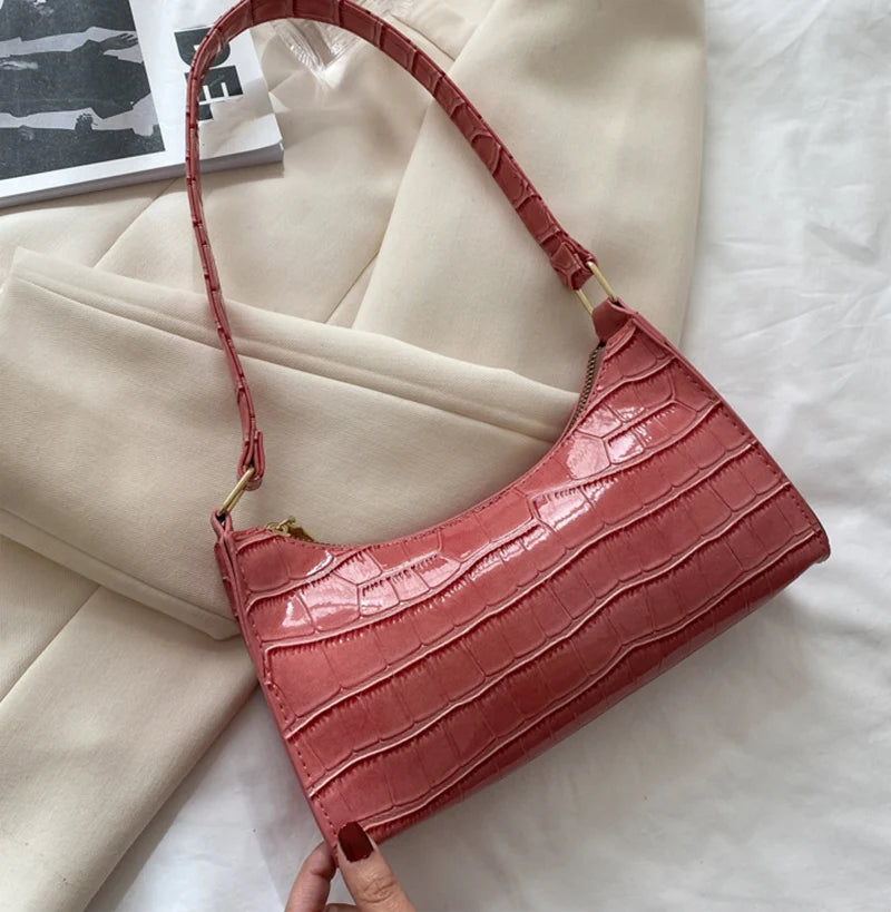 Bolso efecto cocodrilo