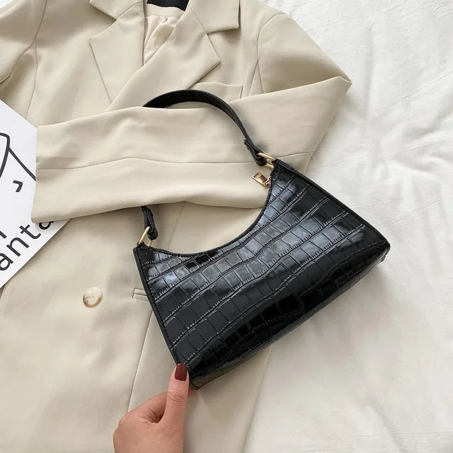 Bolso efecto cocodrilo