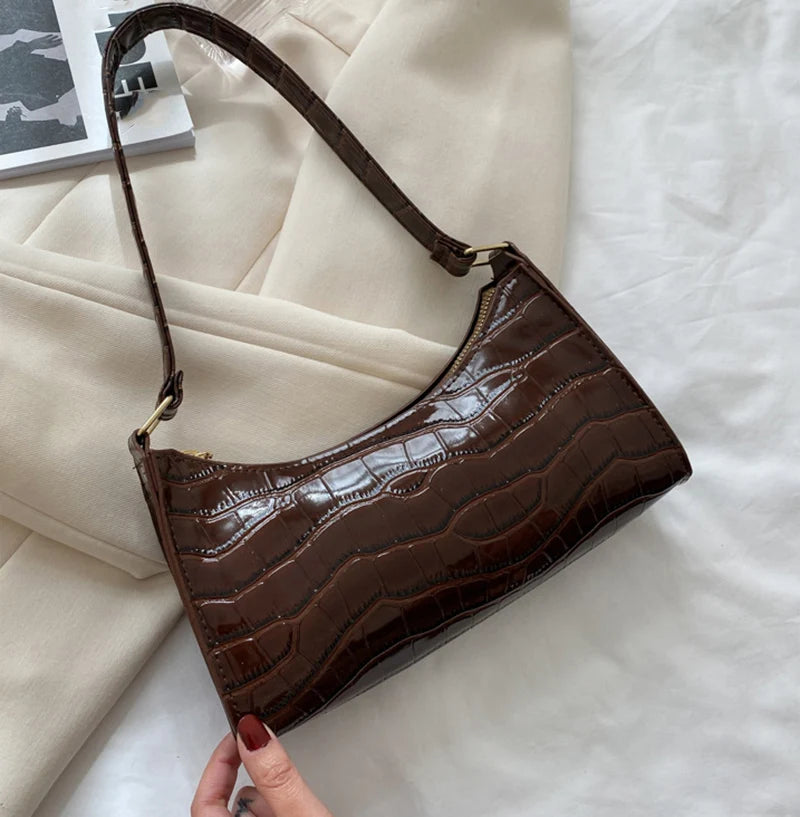 Bolso efecto cocodrilo