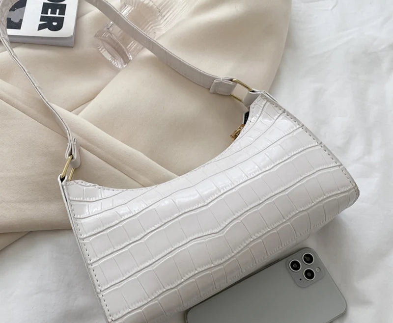 Bolso efecto cocodrilo
