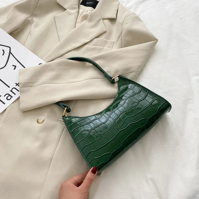 Bolso efecto cocodrilo