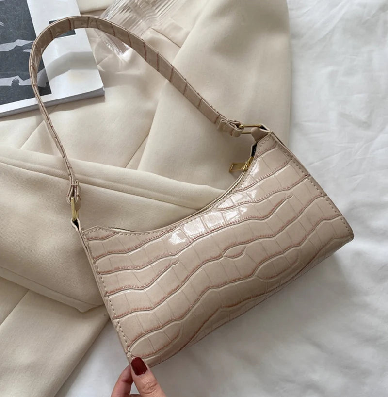 Bolso efecto cocodrilo