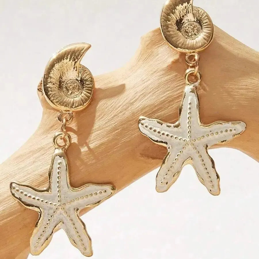 Pendientes estrella de mar