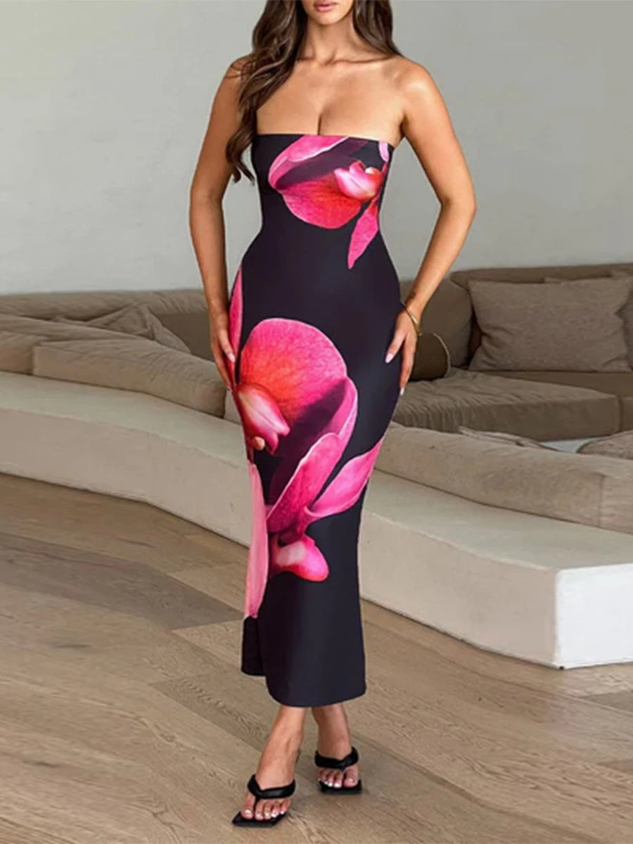 Vestido floral Hawaii