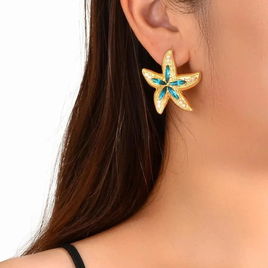 Pendientes estrella de mar