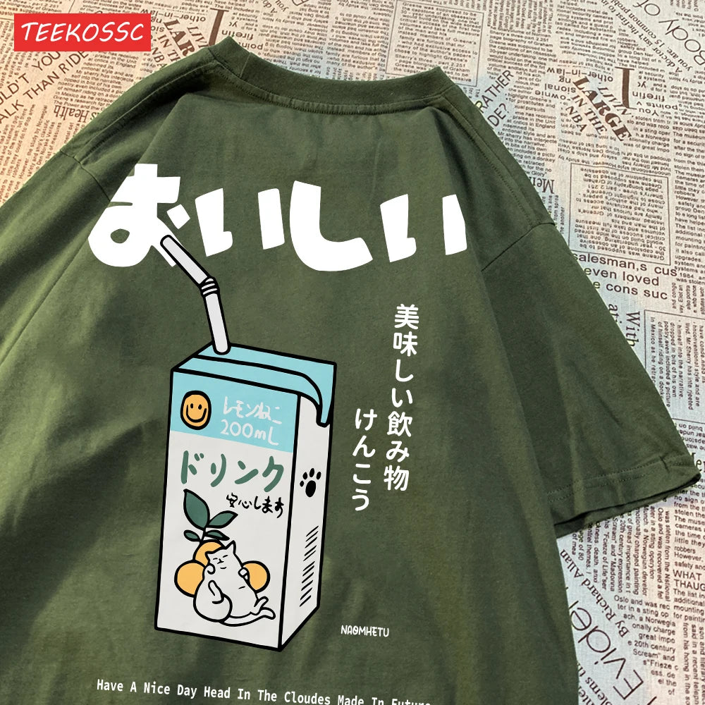 Camiseta estampado japo