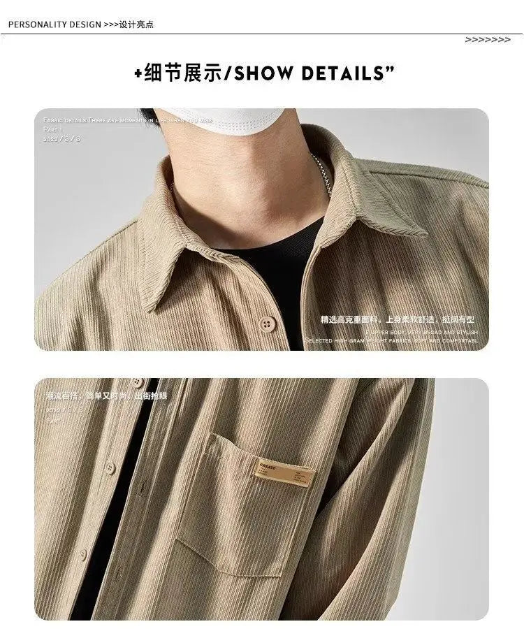 Camisa de pana