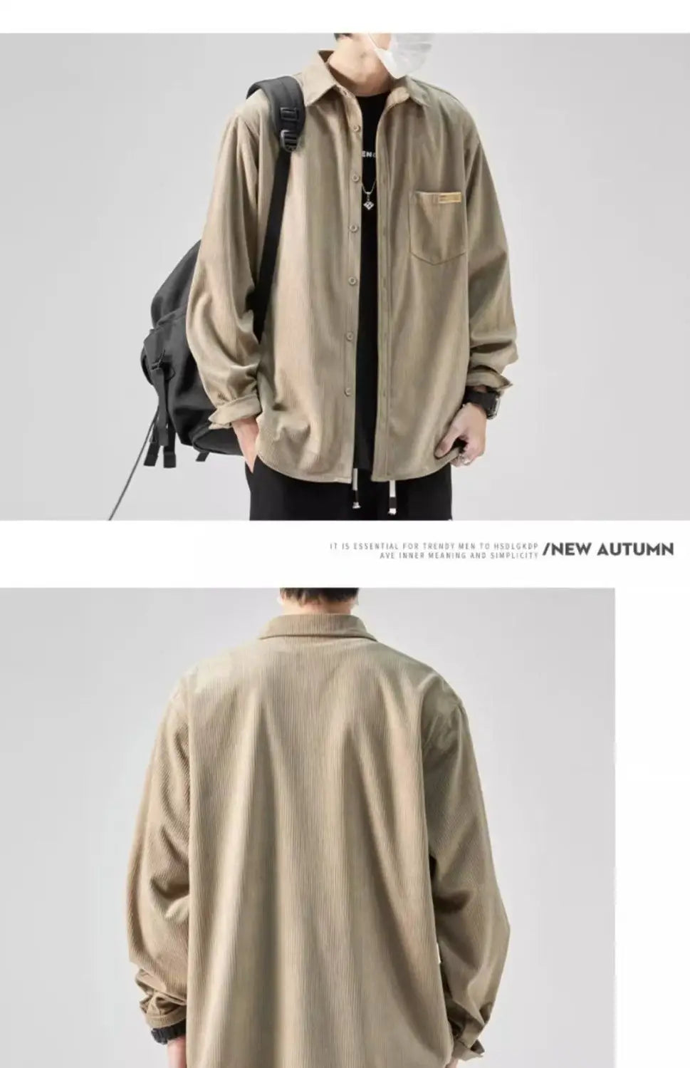 Camisa de pana