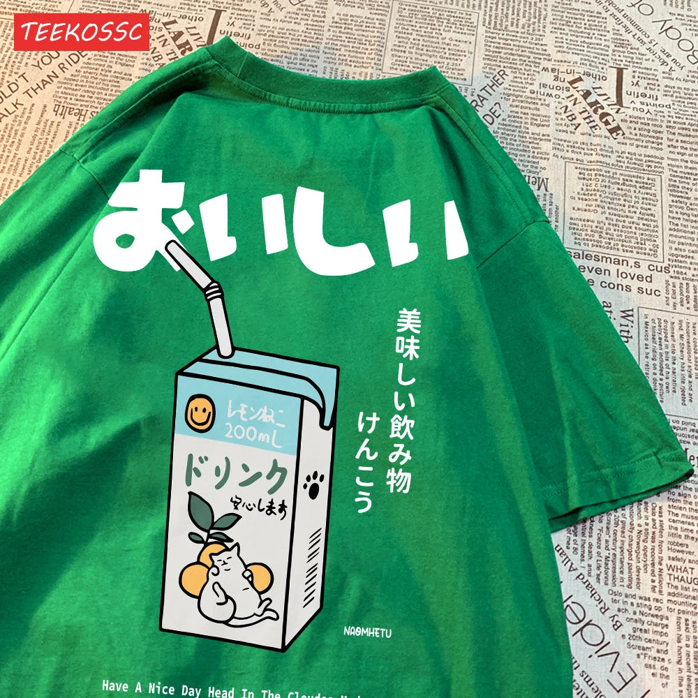 Camiseta estampado japo