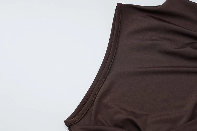 Vestido elegante falda Drap