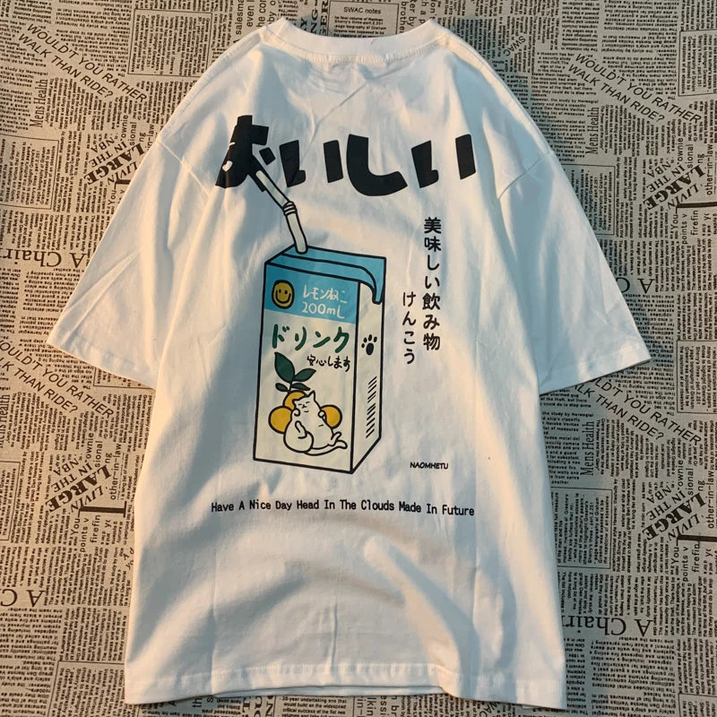 Camiseta estampado japo
