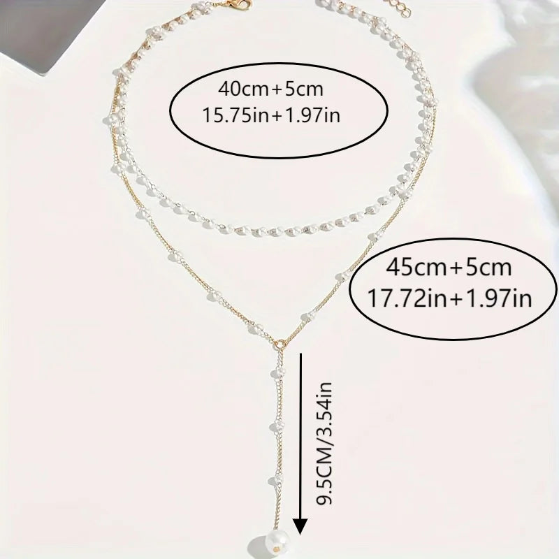 Colgante perlas