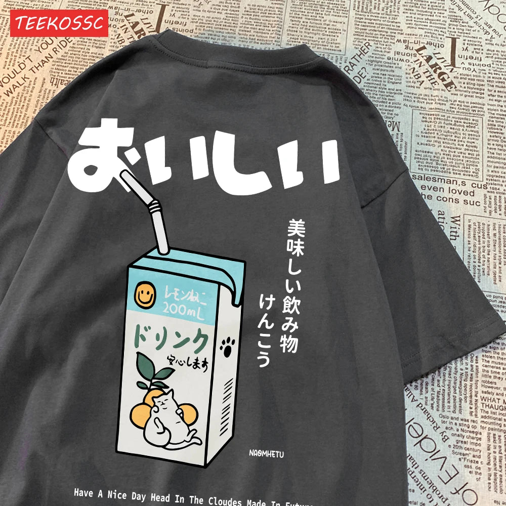 Camiseta estampado japo