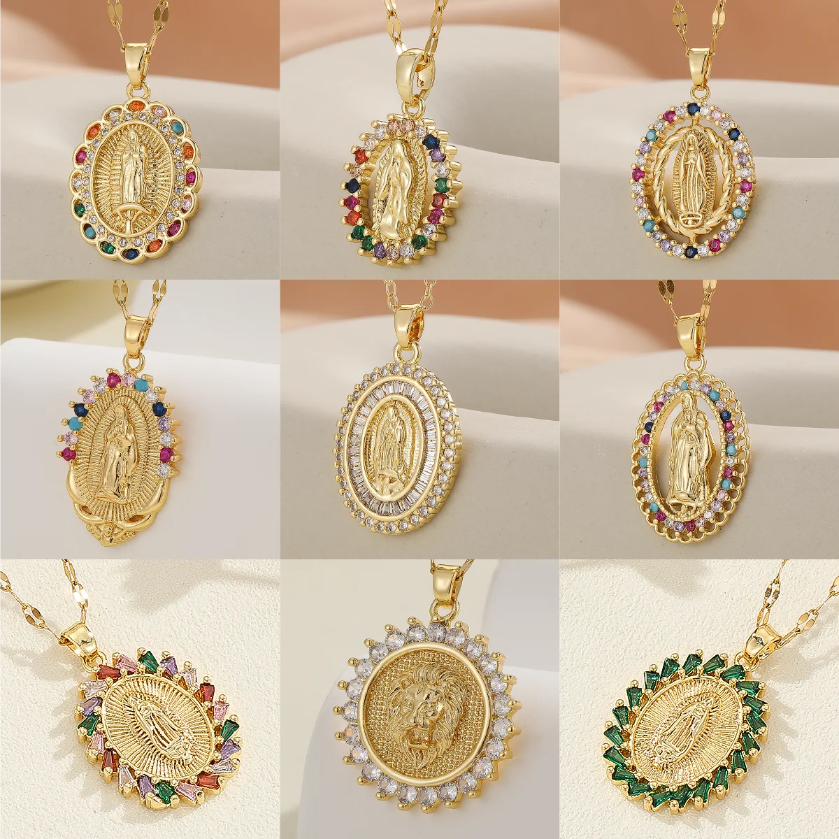 Conjunto de colgantes Virgenes