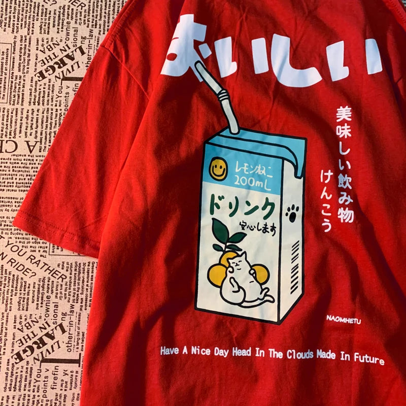 Camiseta estampado japo