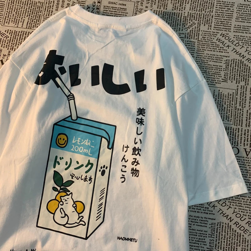 Camiseta estampado japo