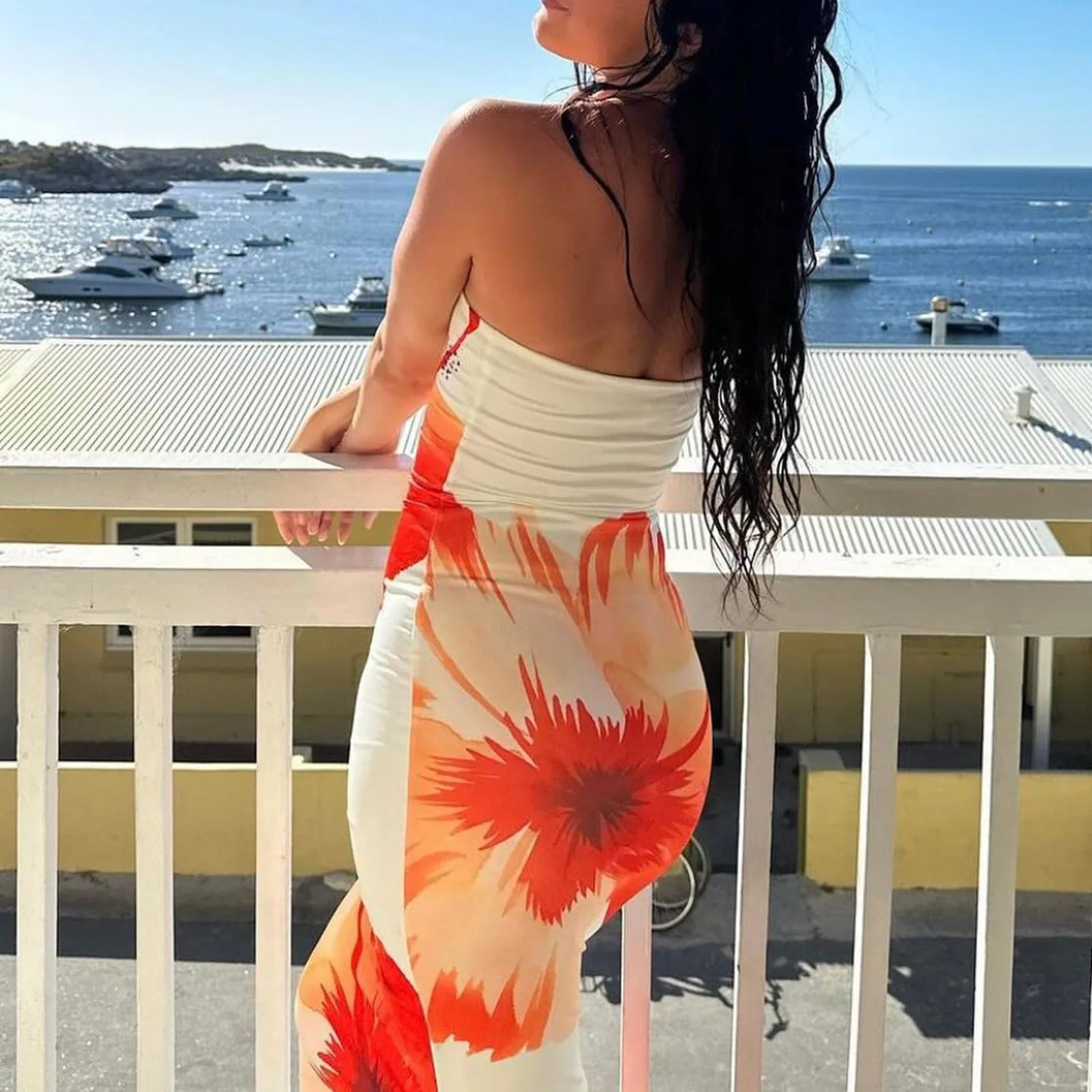 Vestido floral Hawaii