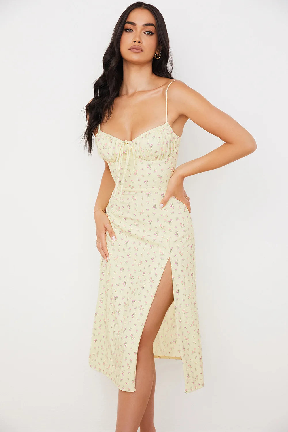 Vestido flores sexy
