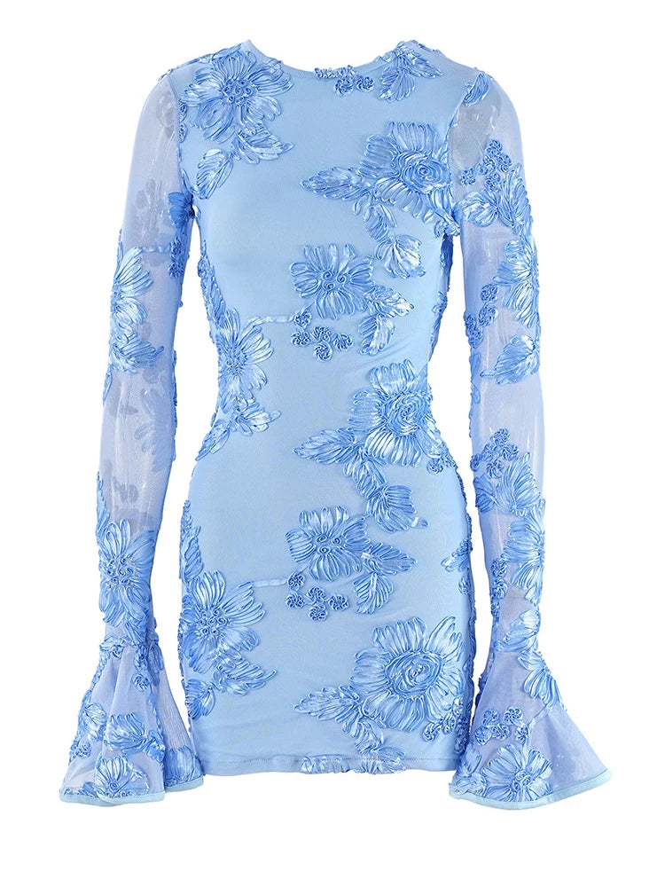 Vestido glam floral
