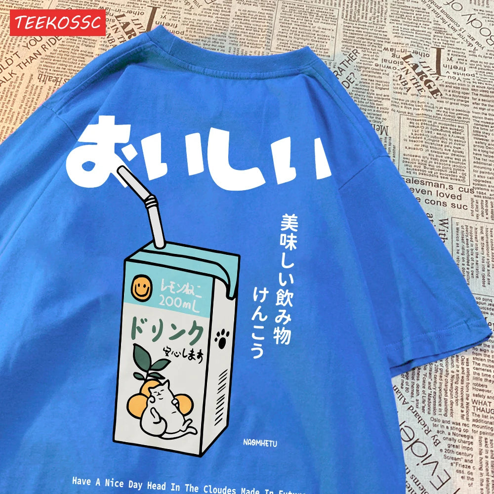 Camiseta estampado japo