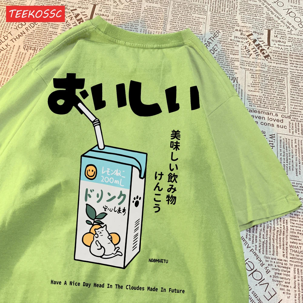 Camiseta estampado japo
