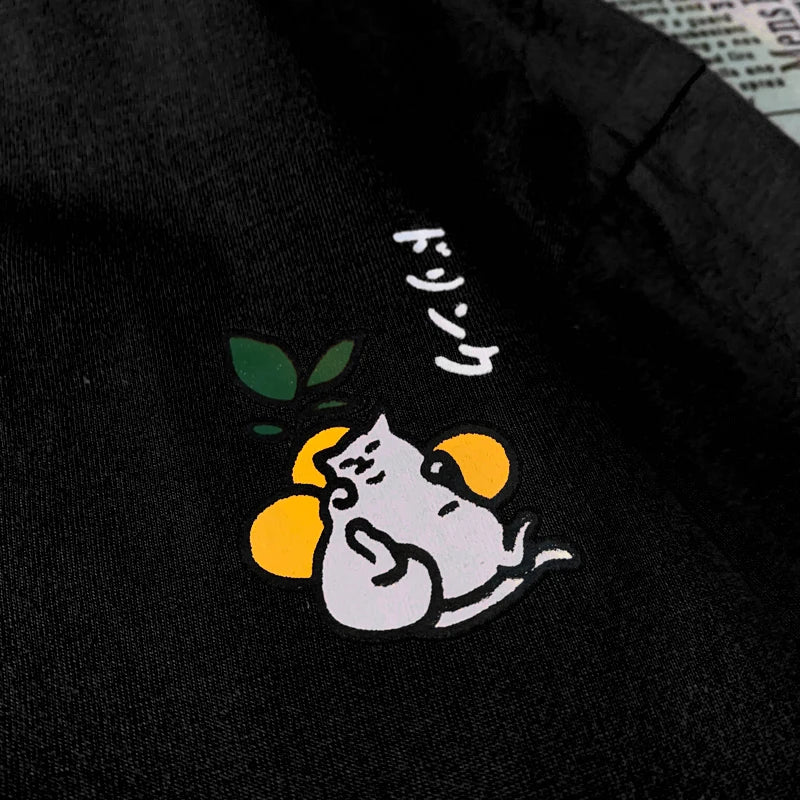 Camiseta estampado japo