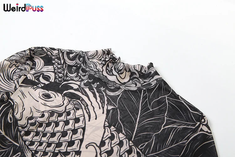 Vestido tattoo flow 2000