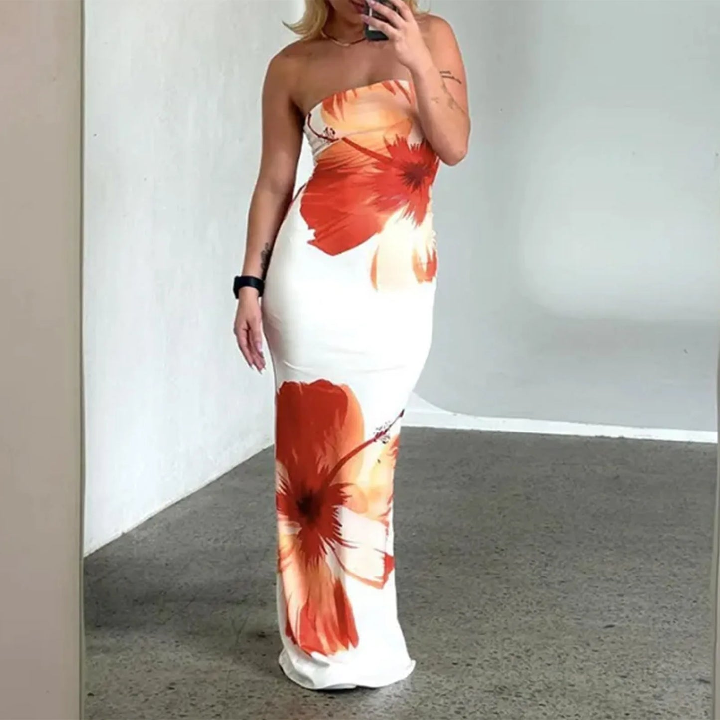 Vestido floral Hawaii