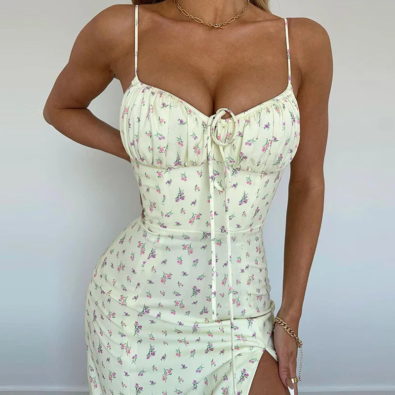 Vestido flores sexy