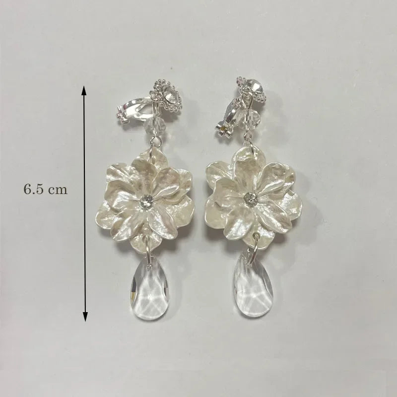 Pendientes Flor Concha