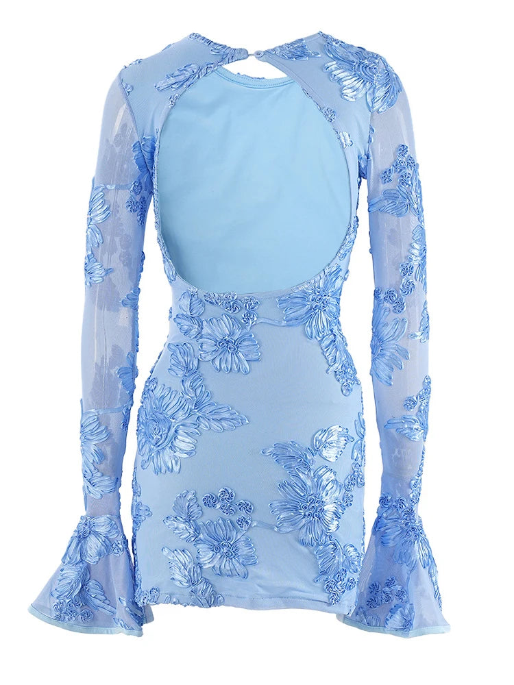 Vestido glam floral