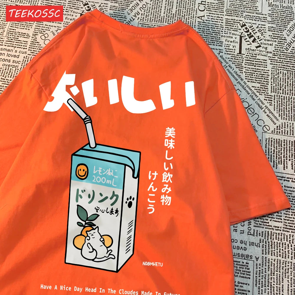 Camiseta estampado japo