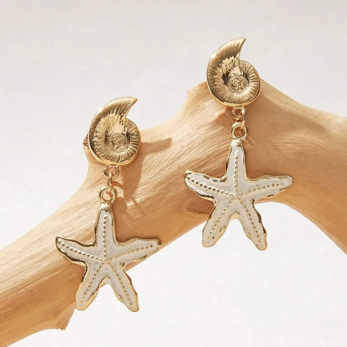 Pendientes estrella de mar