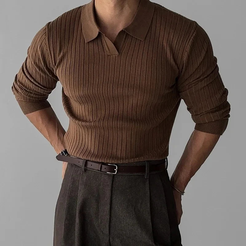 Polo elegante rayas