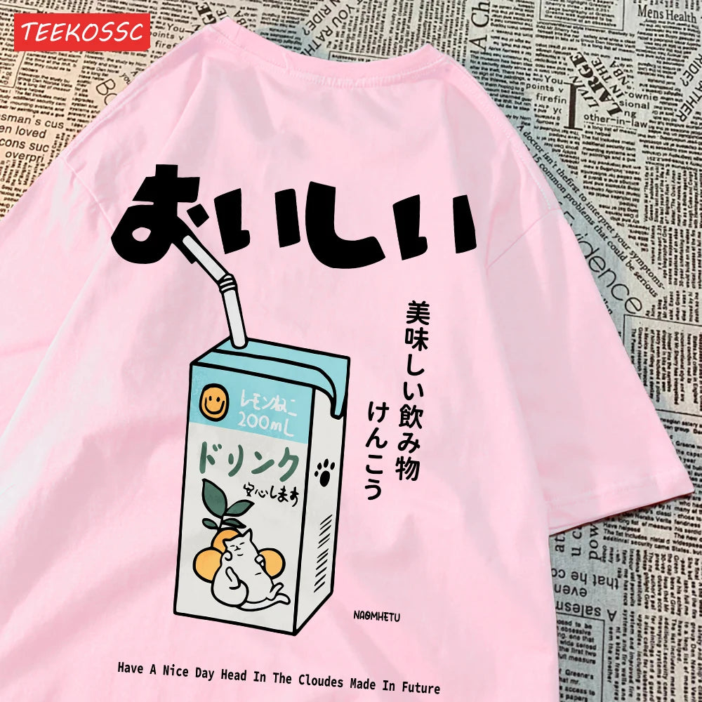 Camiseta estampado japo