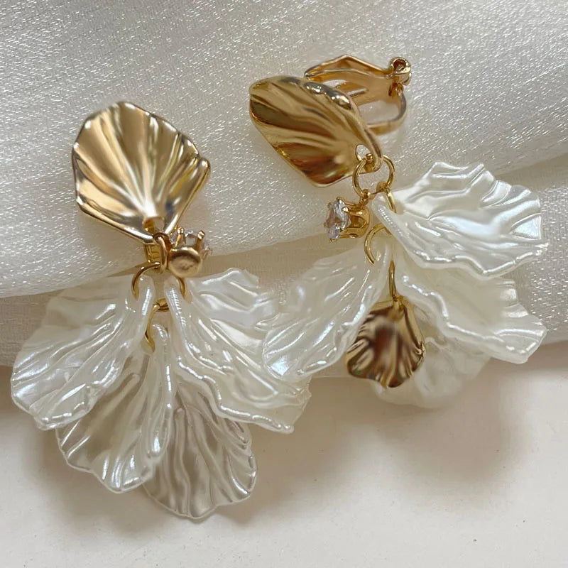 Pendientes Flor Concha
