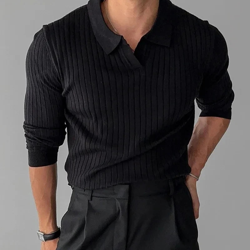Polo elegante rayas