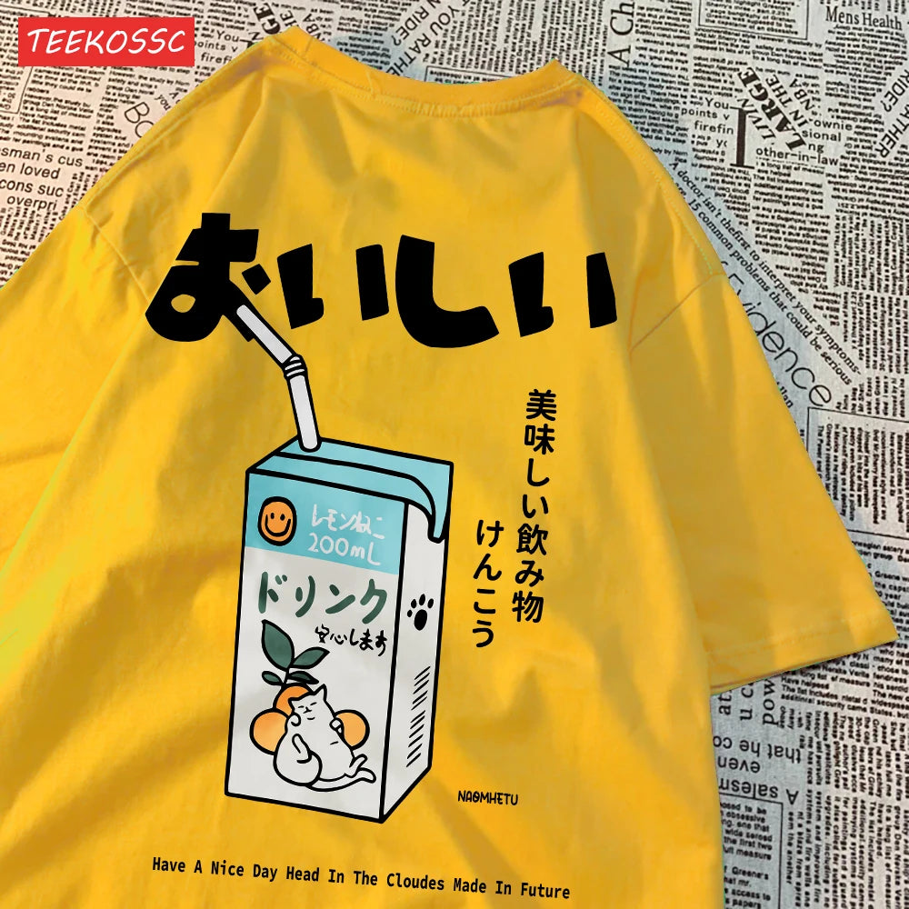 Camiseta estampado japo