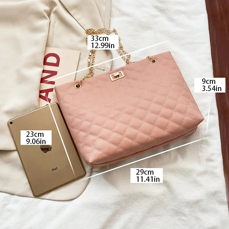 Bolso efecto cuero diamante