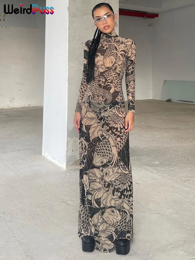 Vestido tattoo flow 2000